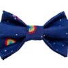 fun fruits girl dog bow tie