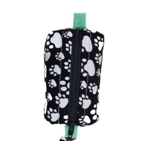 Puppy paw print dog poop bag holder